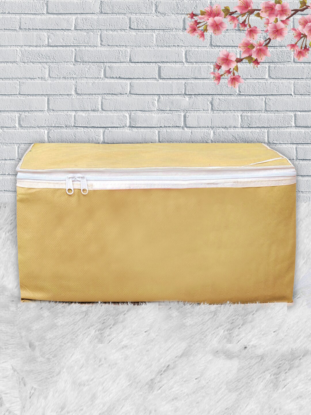 Kuber Industries Set of 2 Brown Wardrobe Organisers