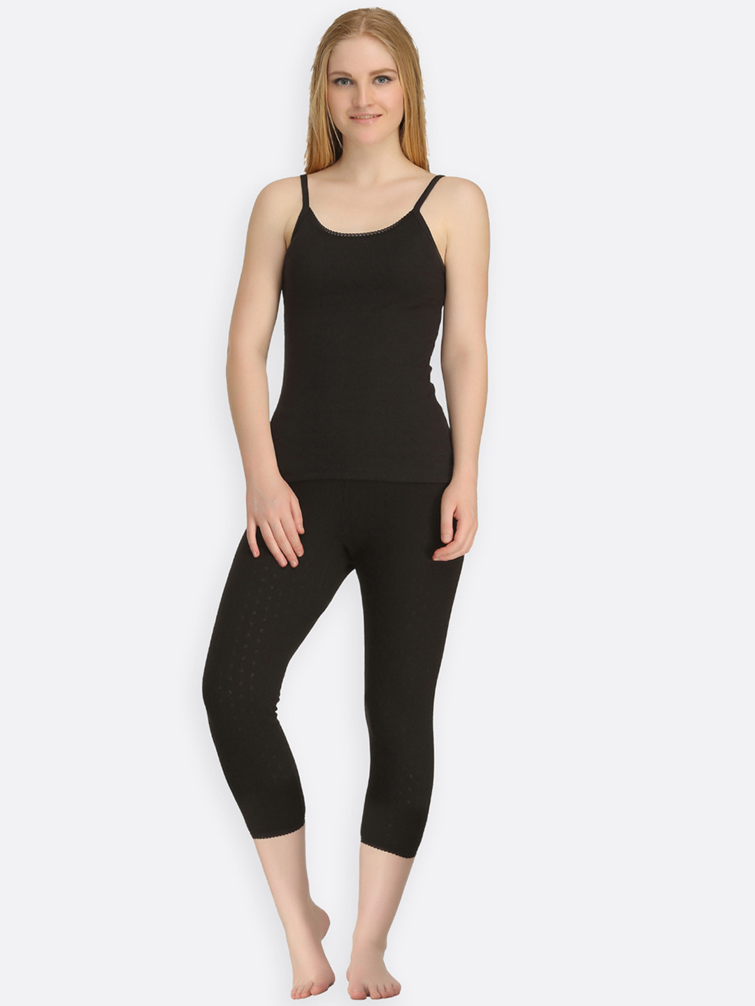 Kanvin Women Black Thermal Set - TNEW2110BK2180