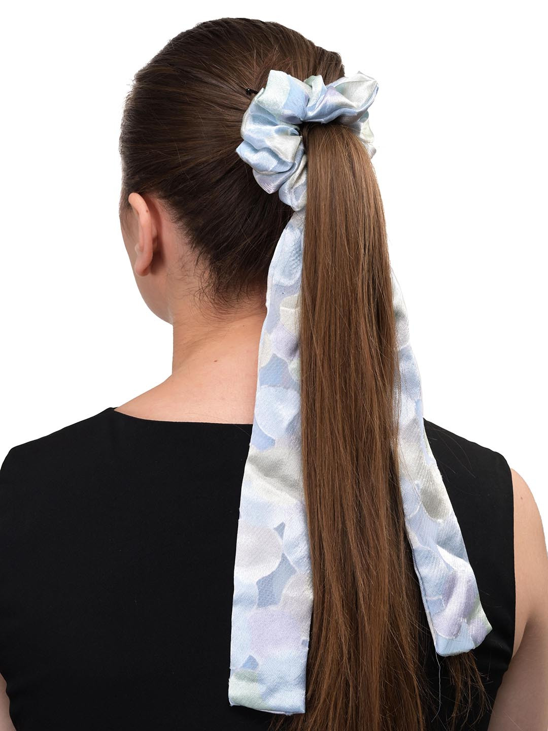BuckleUp Women Blue & Grey Ponytail Holders