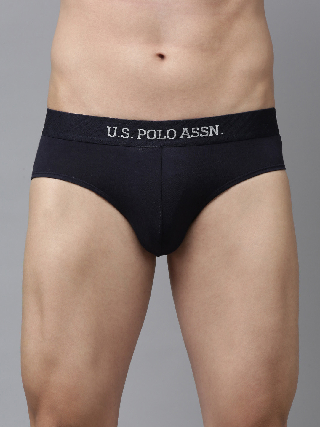U.S. Polo Assn. Men Low-Rise Knitted Micro Modal Briefs I702-195-PL