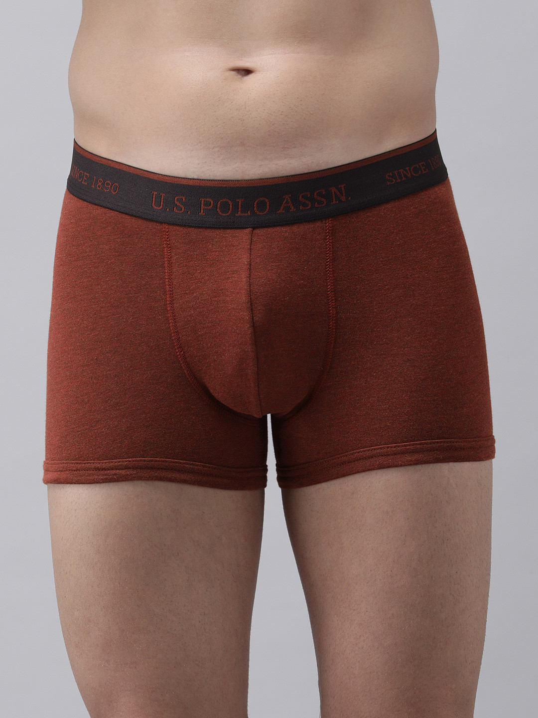 U.S. Polo Assn. Men Maroon Solid Bamboo Cotton Trunk I705-240-PL