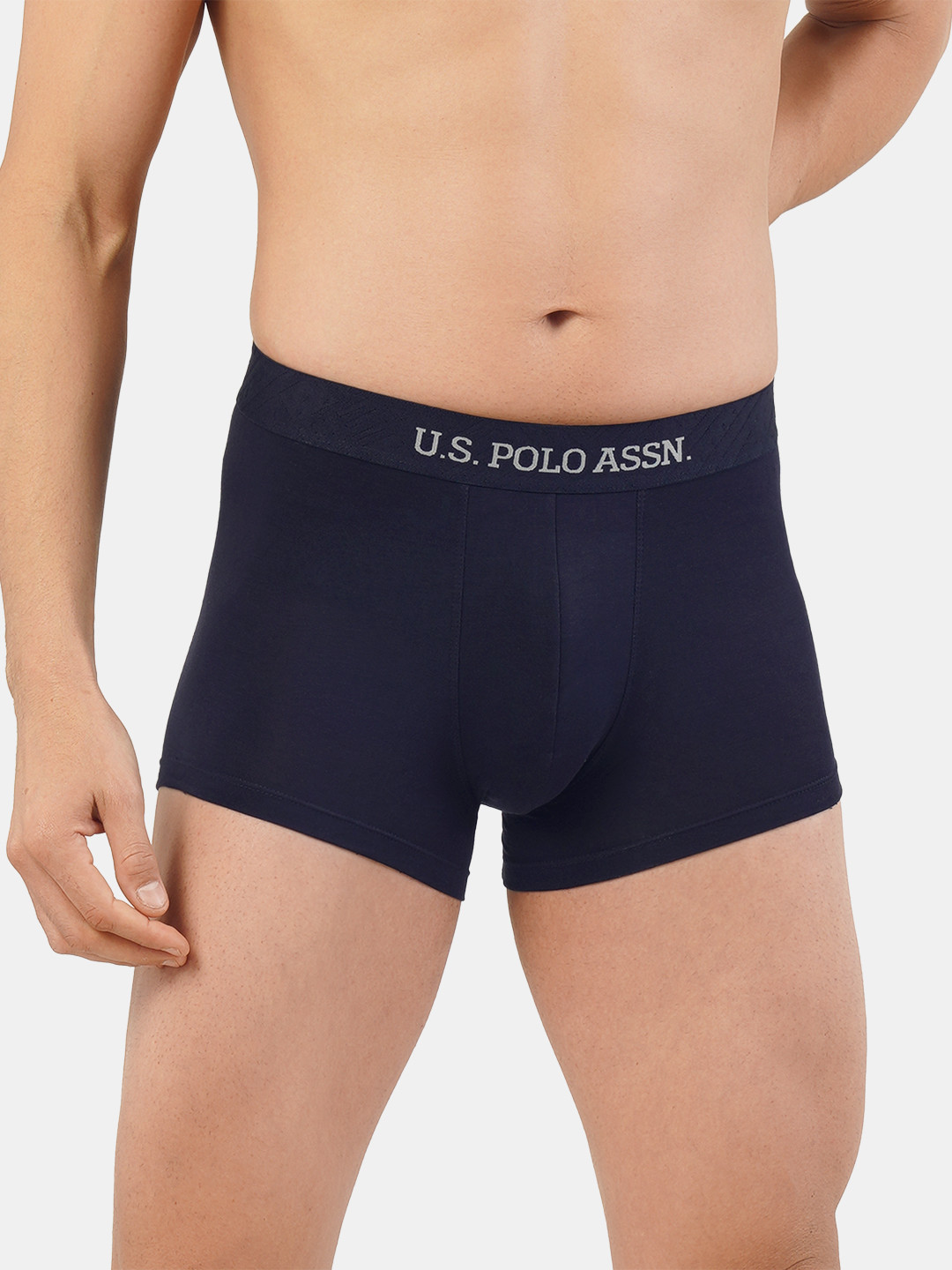 U.S. Polo Assn. Men Navy Blue Solid Trunk I705-240-PL