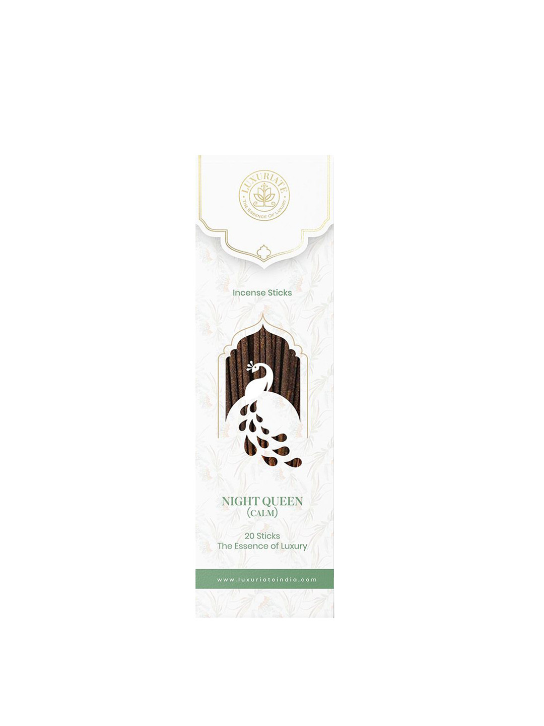 LUXURIATE White & Green Fragrance 20 Incense Sticks