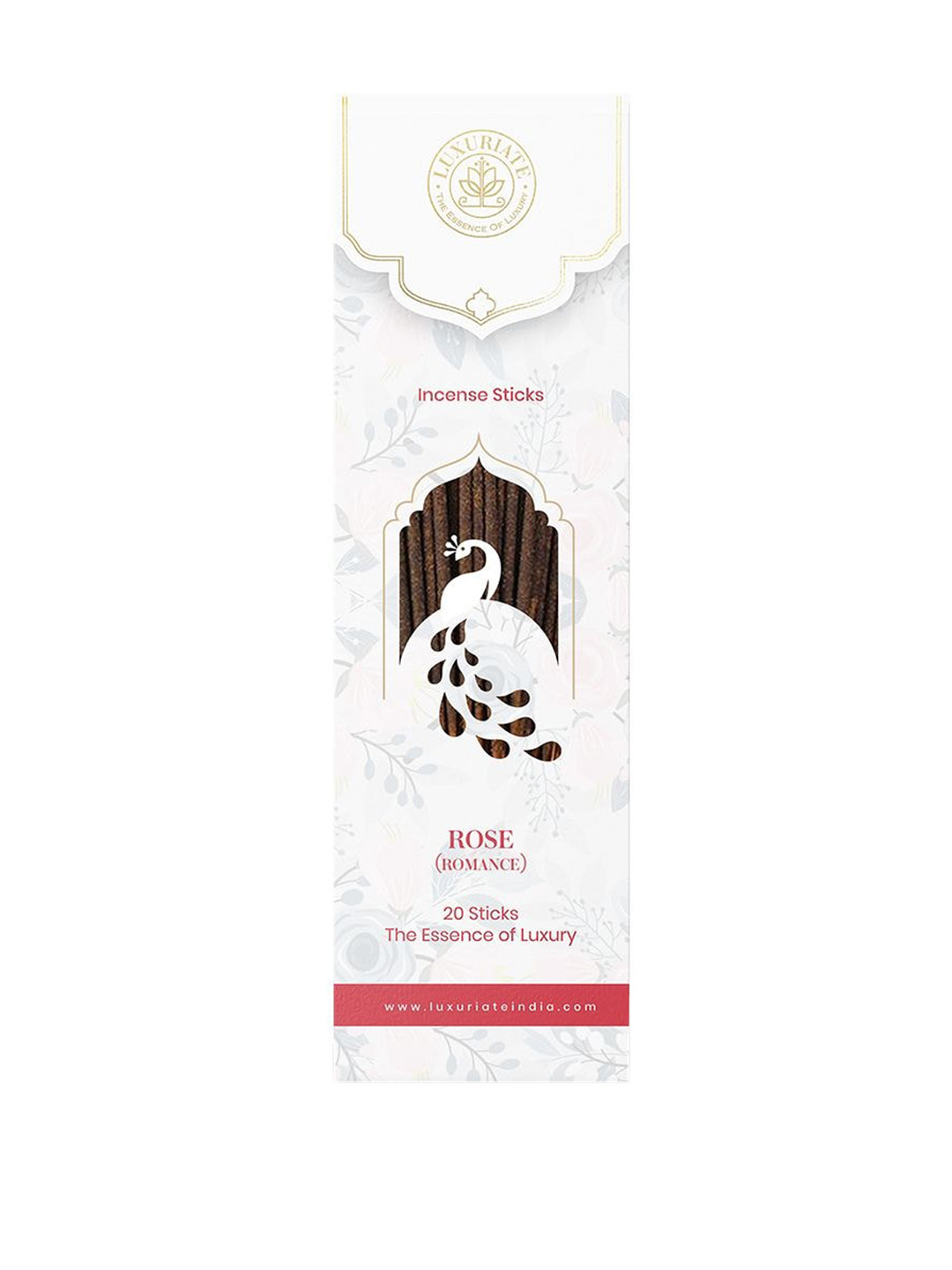 LUXURIATE Brown Rose Non-Toxic Incense Sticks