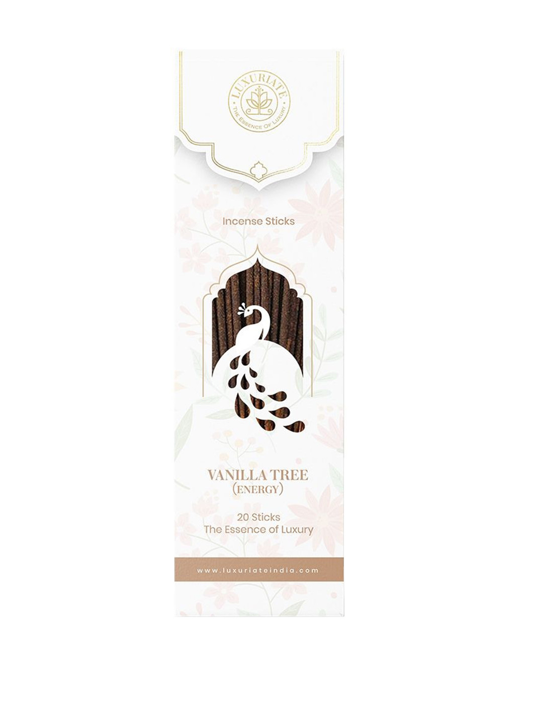 LUXURIATE Unisex White & Pink Fragrance 20 Incense Sticks
