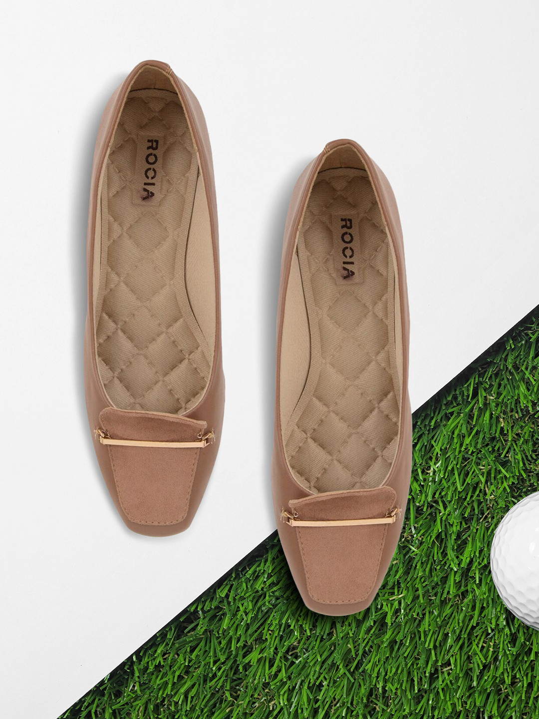 Rocia Beige Block Pumps