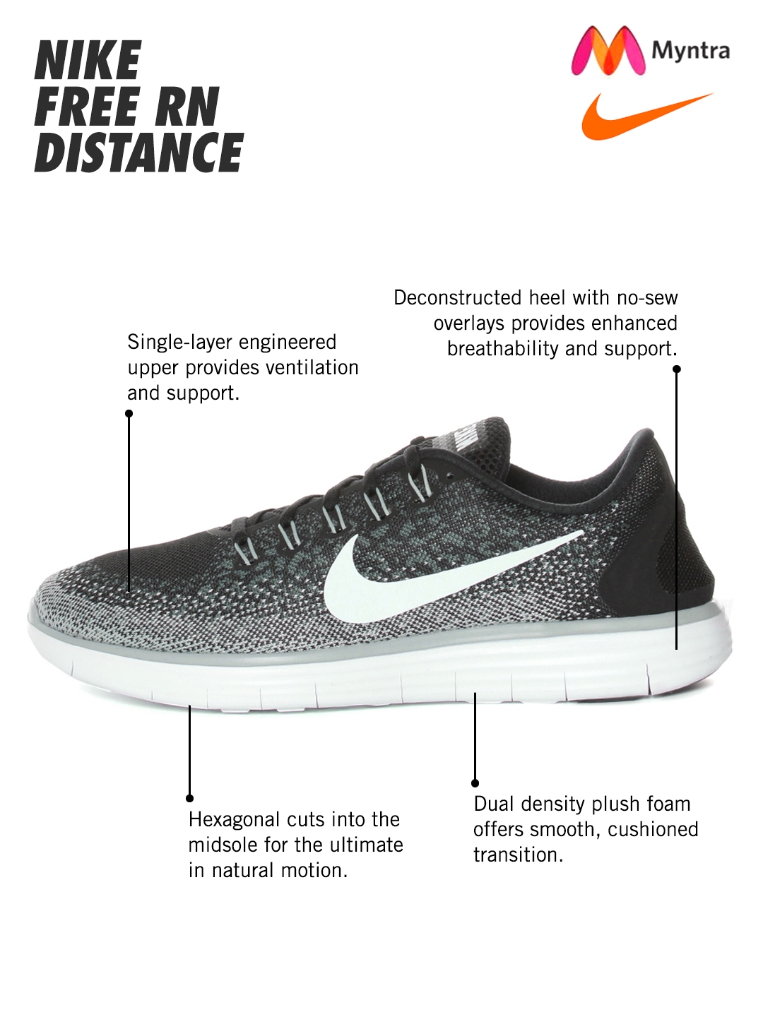 nike running shoes for men myntra