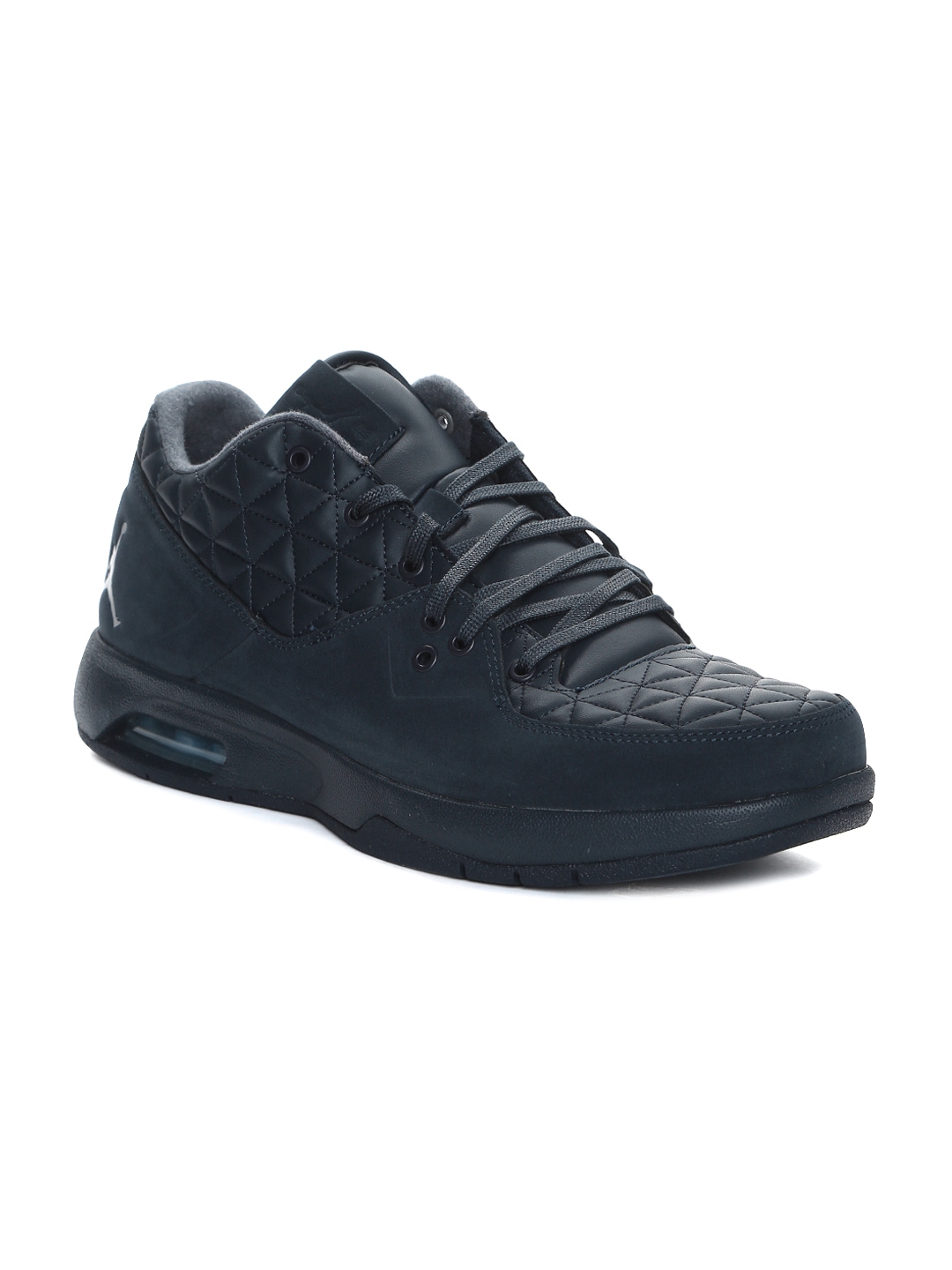 Buy Nike Men Navy Blue Jordan Clutch Quilted Leather Basketball Shoes Sports Shoes for Men 1547965 Myntra