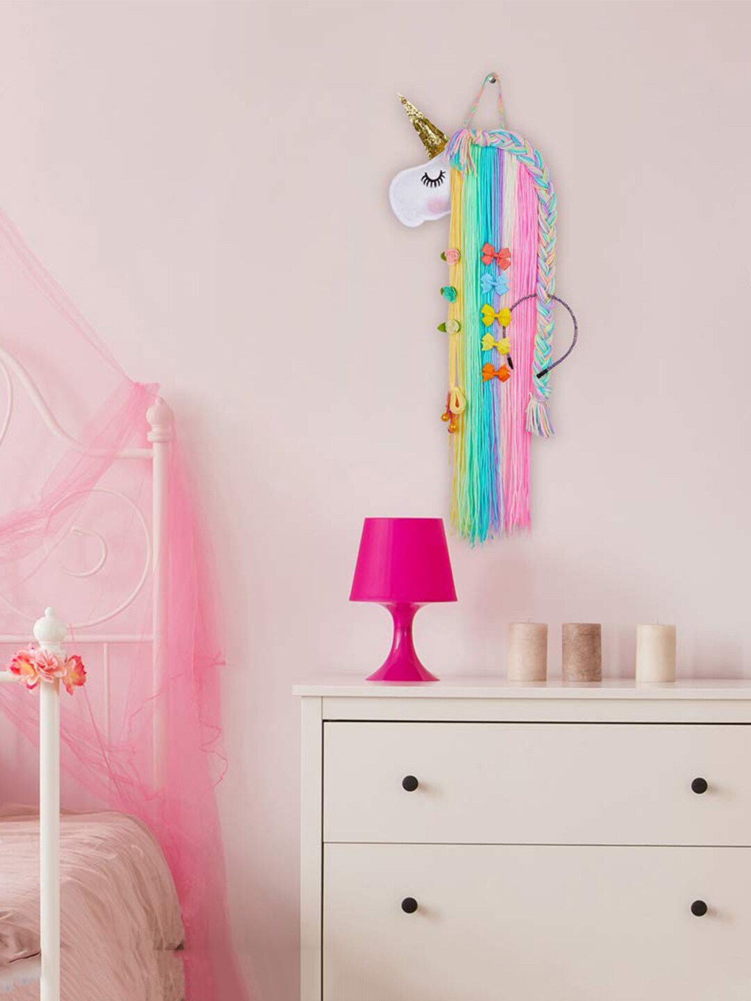 Yellow Chimes Women Unicorn Hair Clips Holder