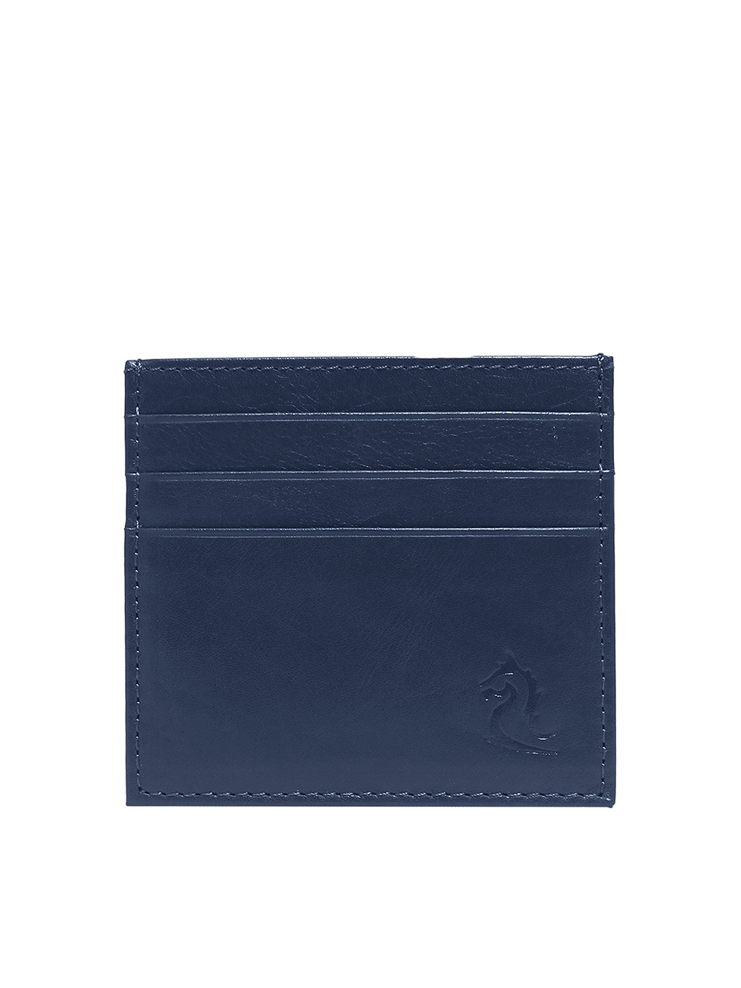 Kara Men Navy Blue Textured Card Holder