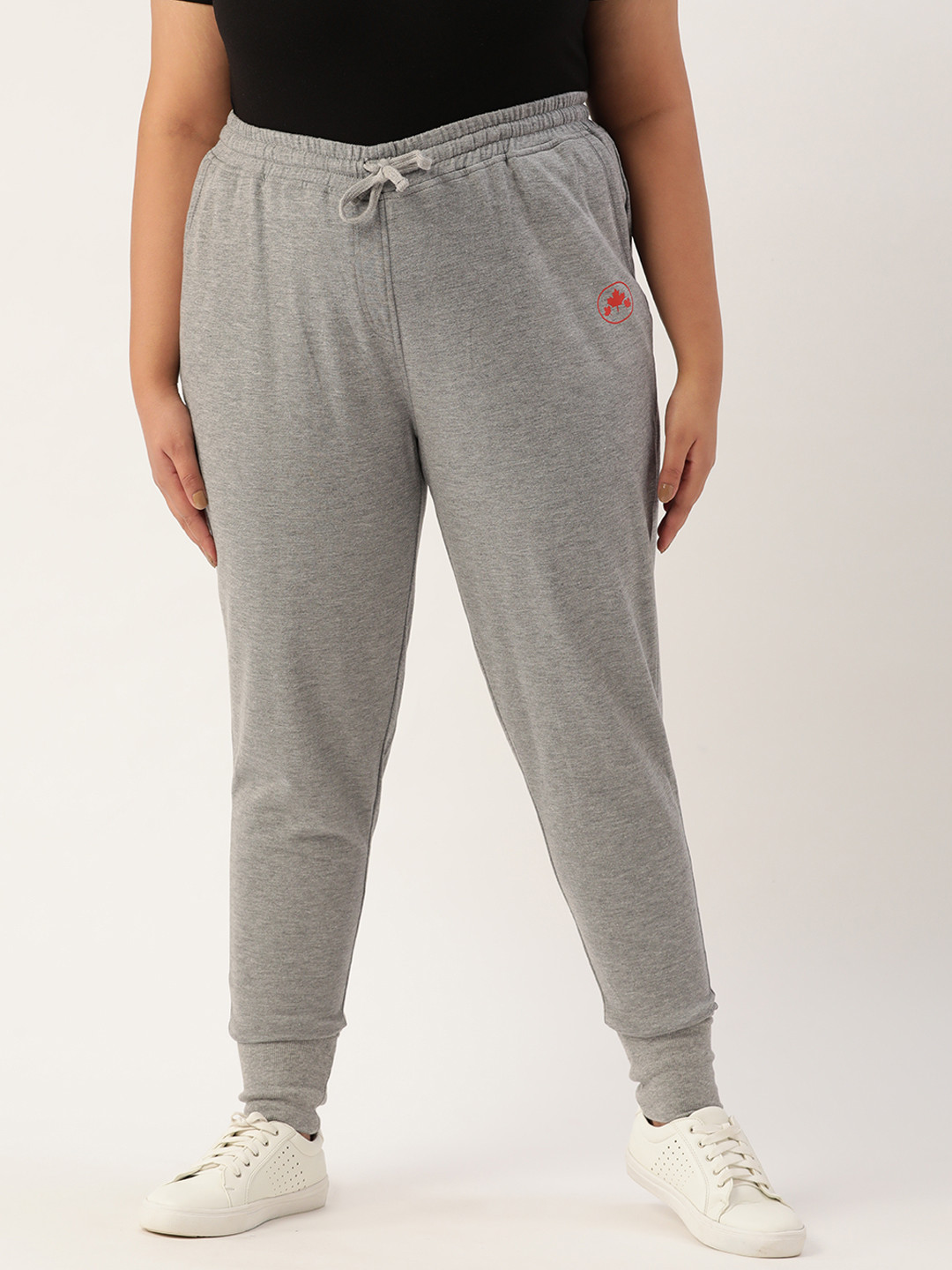 Rute Women Plus Size Grey Joggers