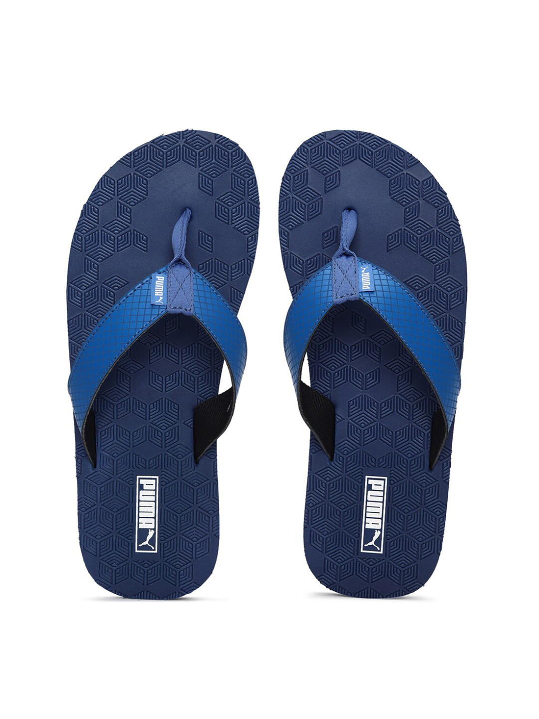 Puma Men Navy Blue Thong Flip-Flops