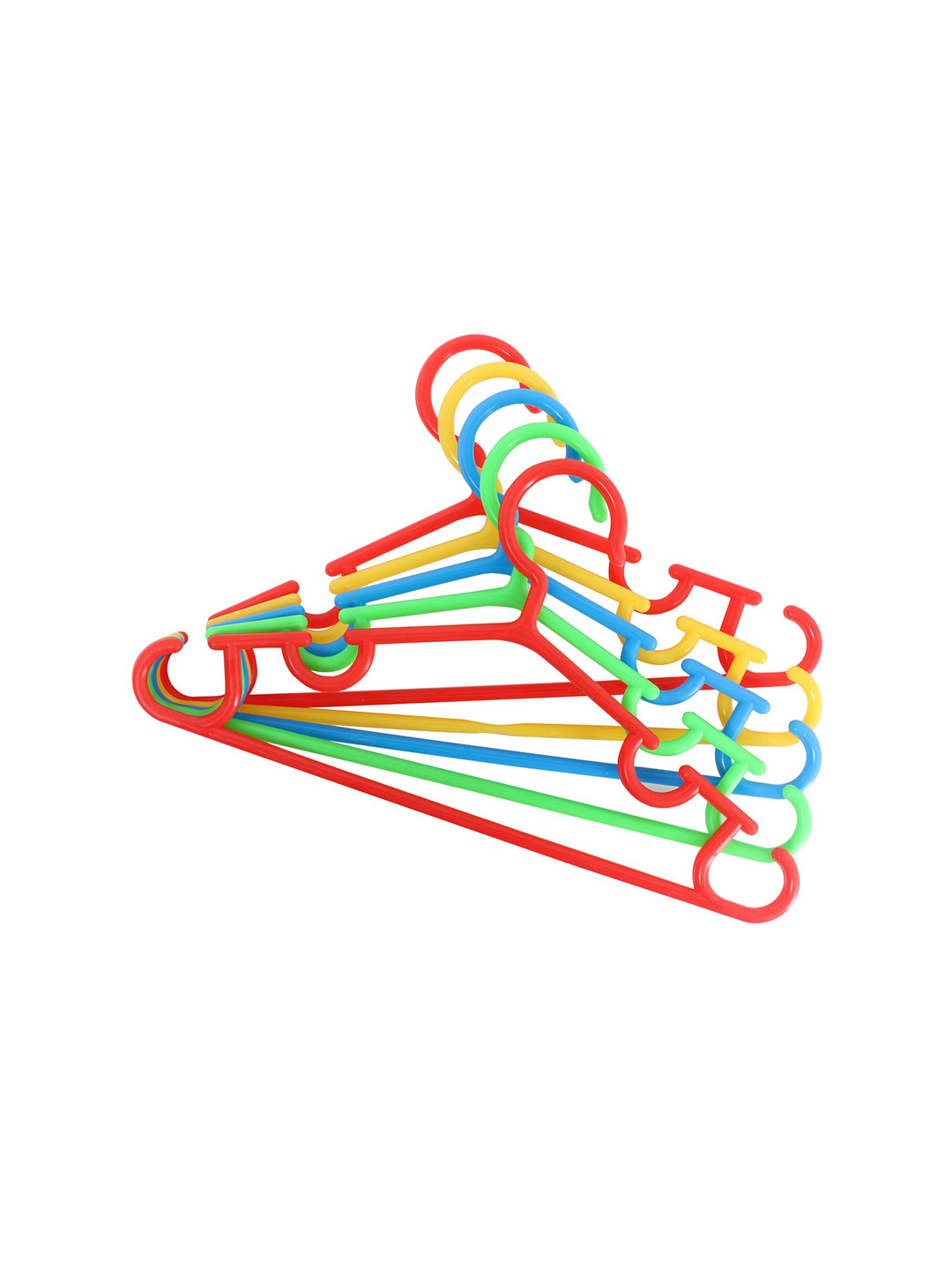 POKORY Set of 5 Multicoloured Clothes Drying Hangers