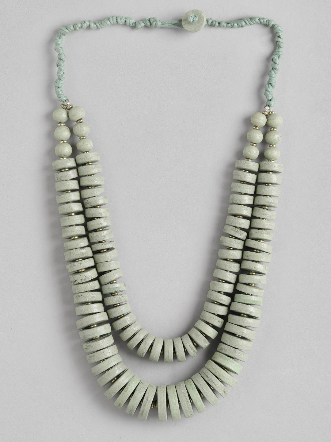 RICHEERA Green Layered Necklace