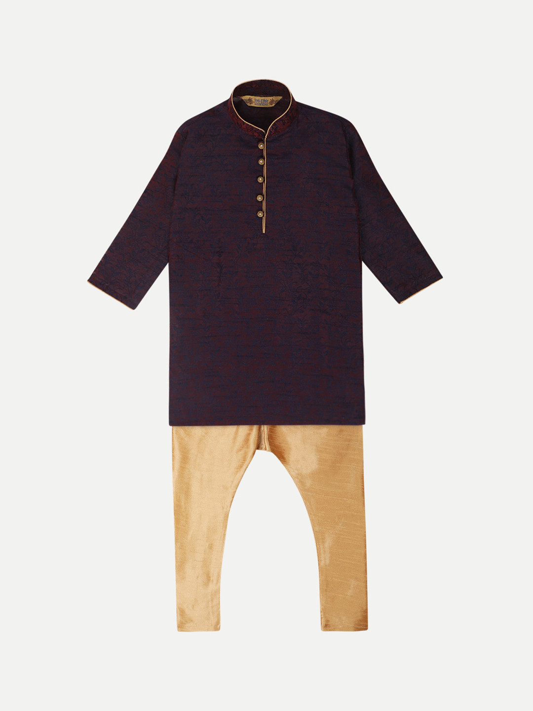 Pro-Ethic STYLE DEVELOPER Boys Navy Blue Kurta with Pyjamas