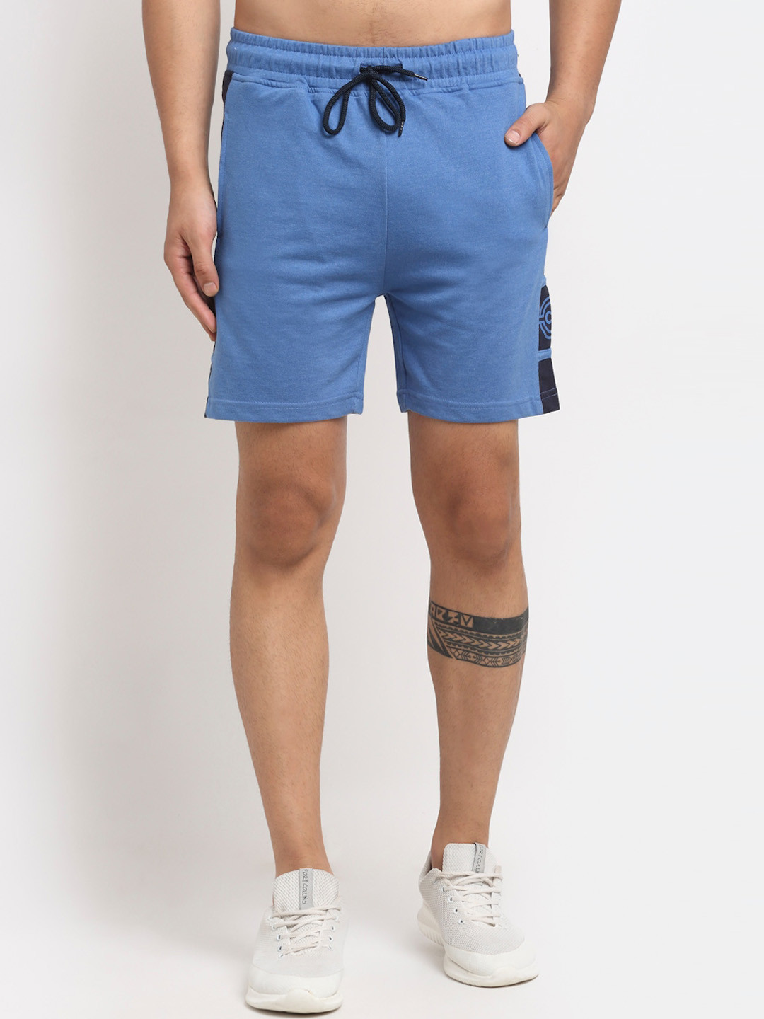 Club York Men Blue Regular Shorts