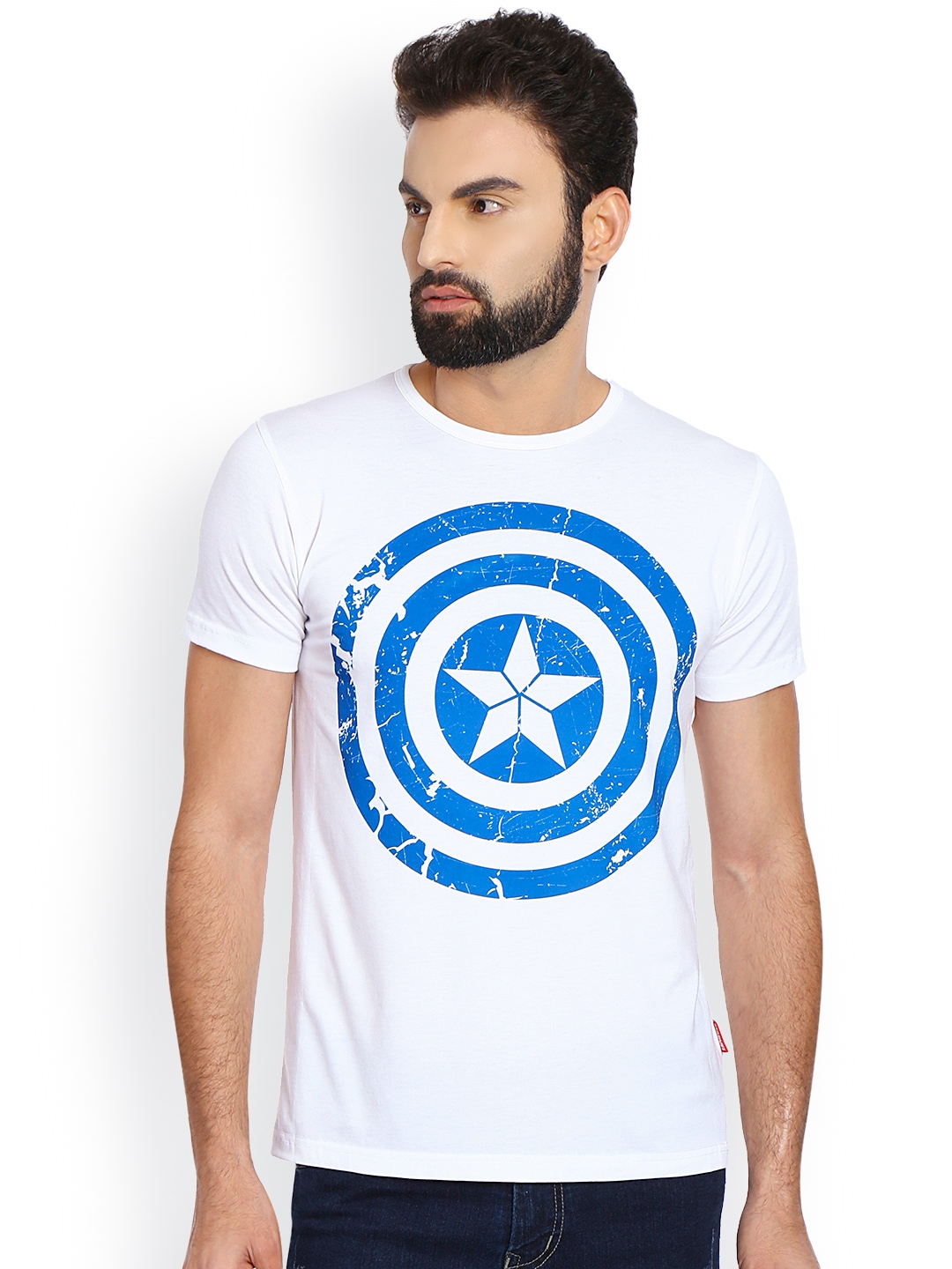 captain america t shirt myntra