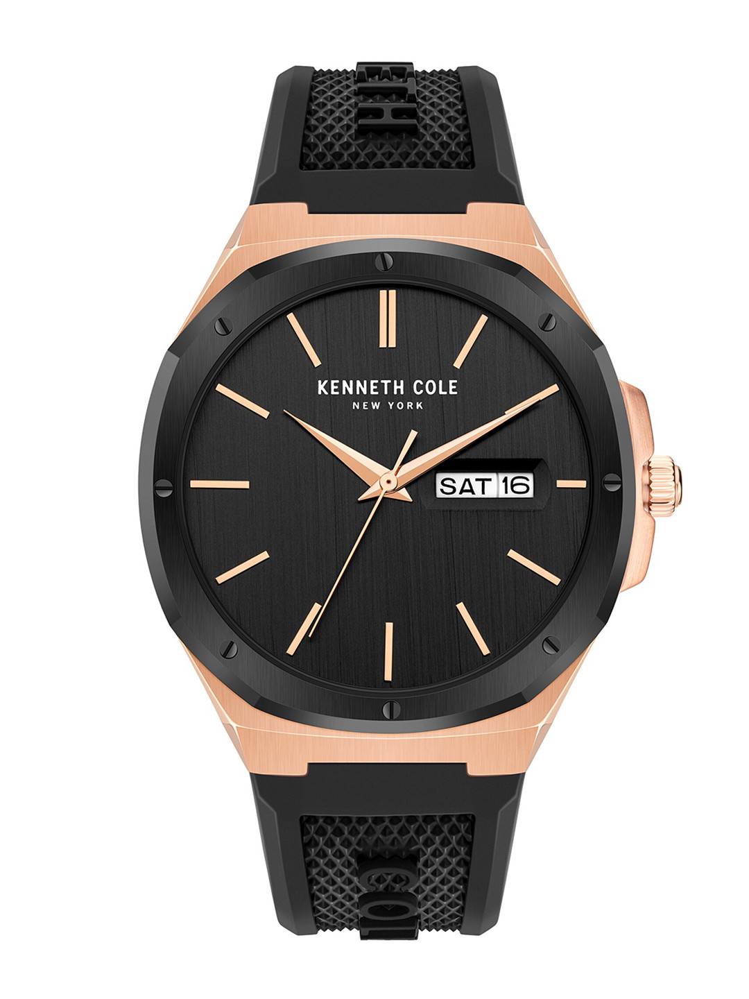 Kenneth Cole Men Black Dial & Black Straps Analogue Watch - KCWGN2104801MN