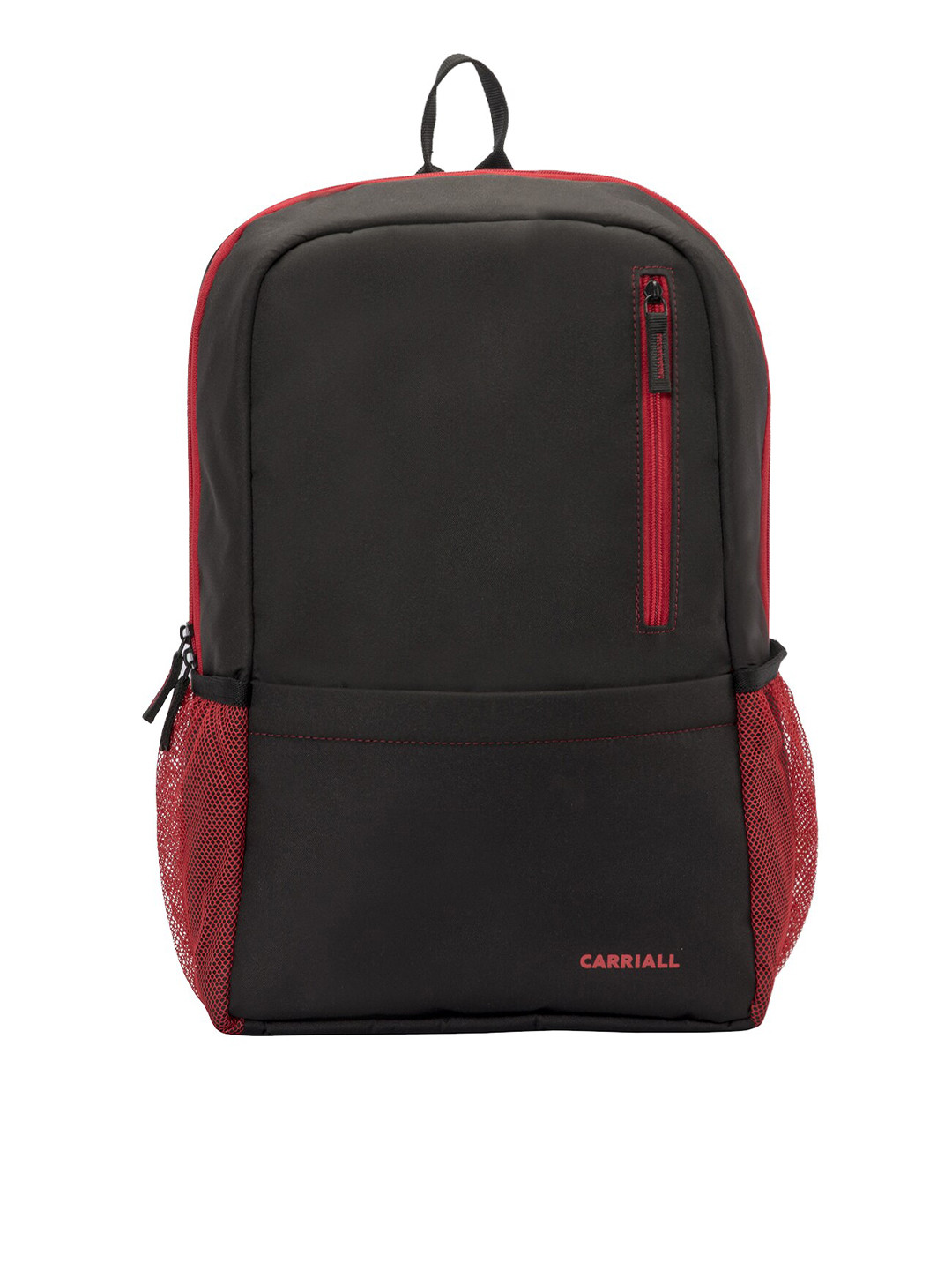 CARRIALL Unisex Red Solid Backpack