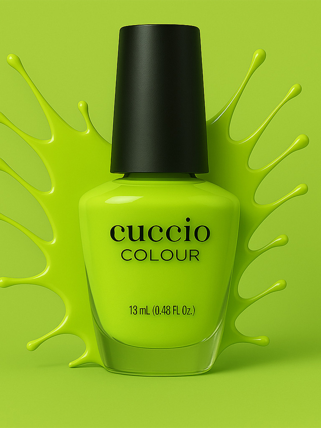 Cuccio Colour Long Lasting Glossy Nail Polish - Dancing the Dark 25-Free Formula 13 ml