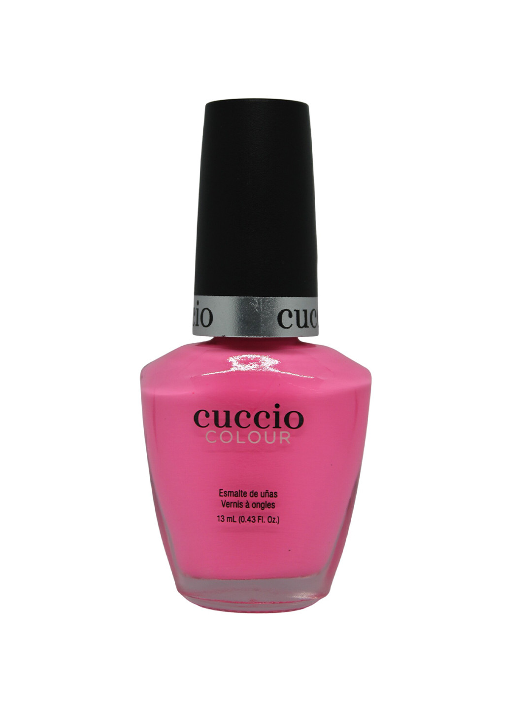 Cuccio Colour Long Lasting Glossy Nail Polish - Dragonfruit Sorbet 25 Free Formula 13 ml