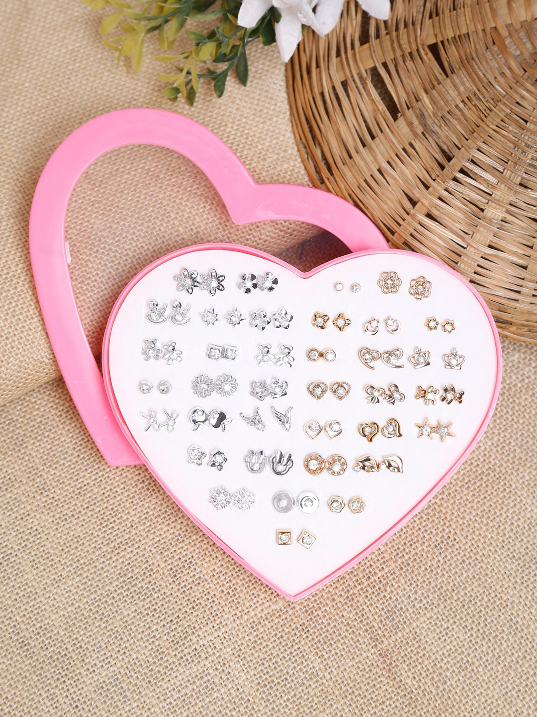 Celena Cole Multicoloured Contemporary Studs Earrings