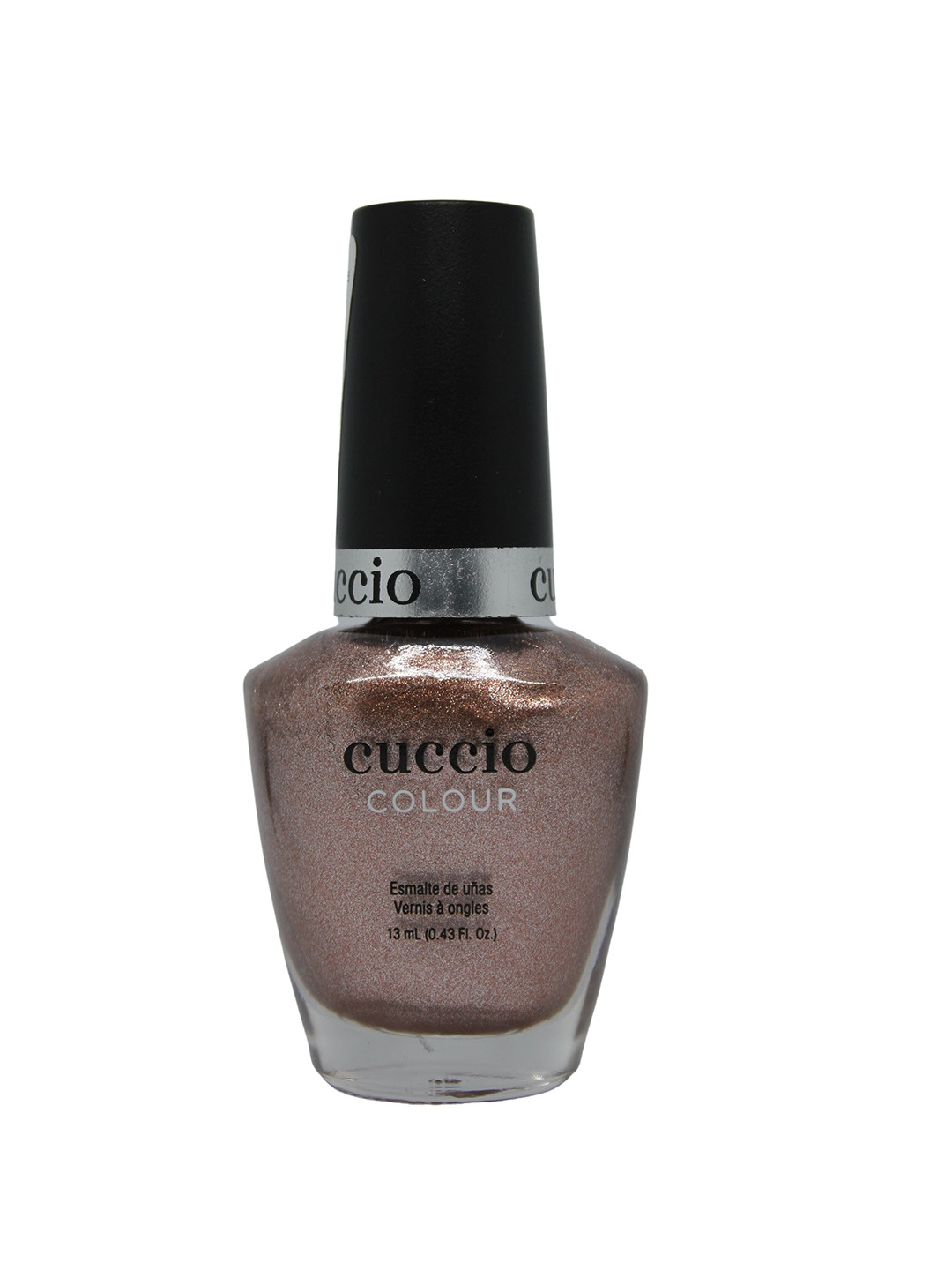 Cuccio Colour Glossy Nail Polish - Rose Gold Slipper 25 Free Formula 13 ml