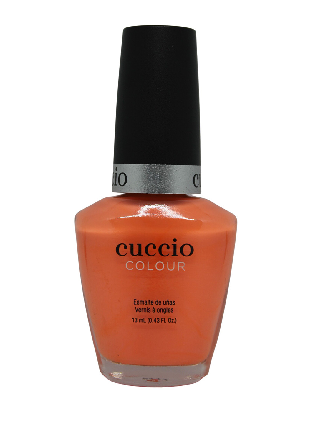 Cuccio Long Lasting Glossy Nail polish - Coral Be Fearless 25-Free Formula 13 ml