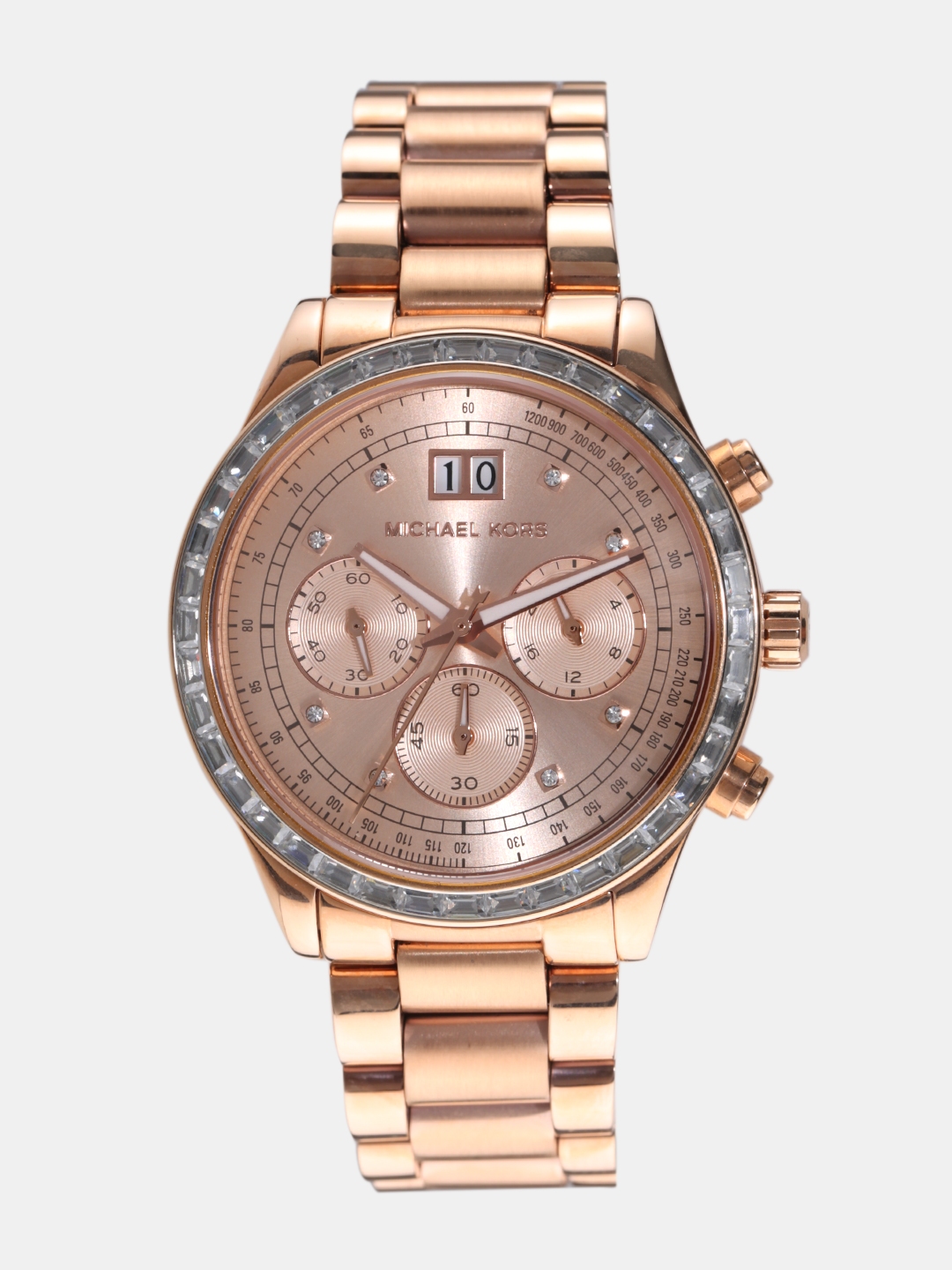 Michael Kors Women Rose Gold Toned Analogue Watch MK6204