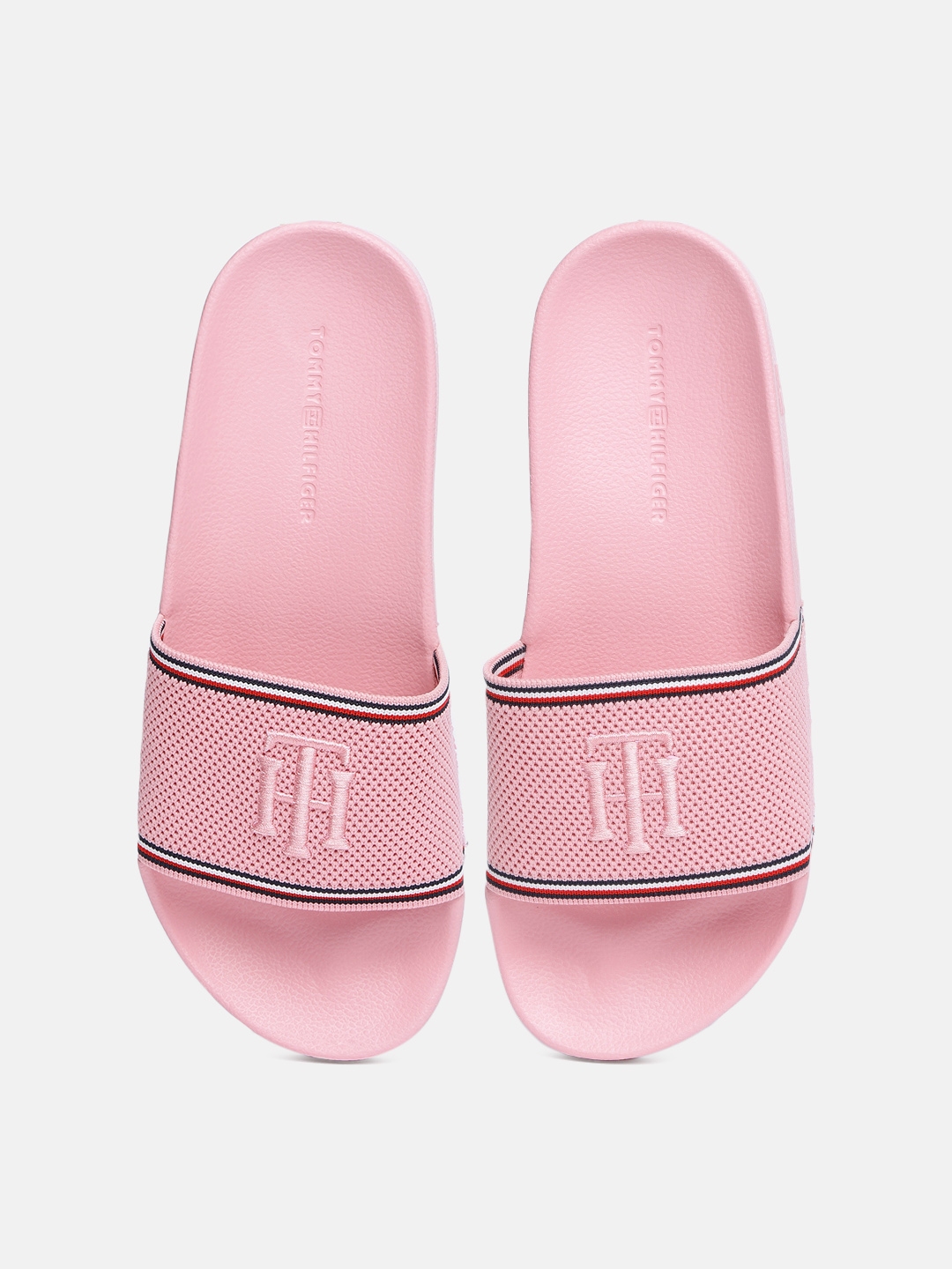 Tommy hilfiger pink hot sale flip flops