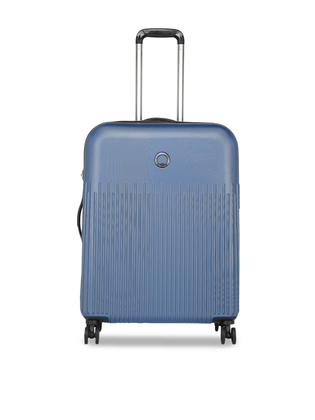 DELSEY PARIS LIMA Medium Check-in Expandable Suitcase - Hard-Sided Blue Polycarbonate Trolley with TSA Lock