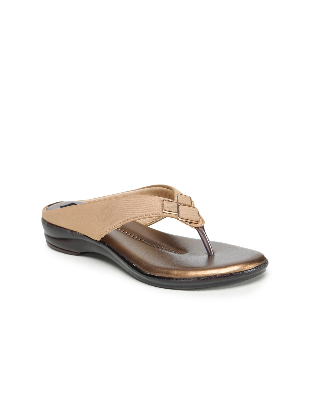 Walkfree Beige Comfort Sandals