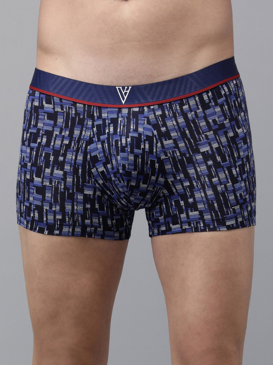 Van Heusen Innerwear Men SP-12 Allover Print 4 Way Stretch Ultra Soft Trunks 8905189747024