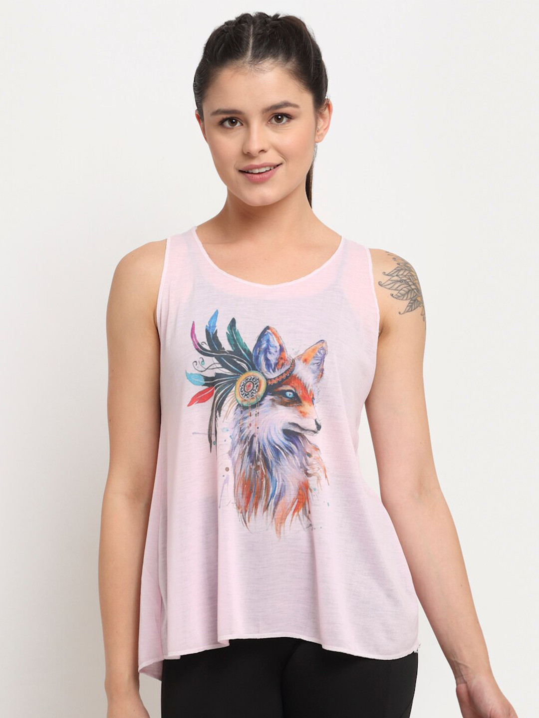 MACK JONNEY Pink Tank Top
