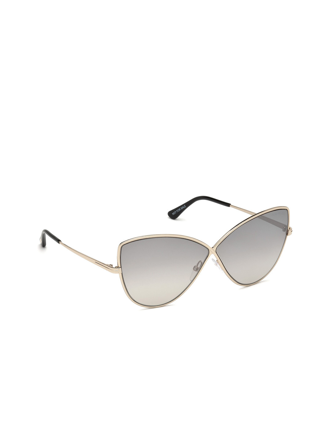 Tom Ford Women Grey Lens & Gold-Toned Butterfly Sunglasses - FT0569 65 28C-Rose