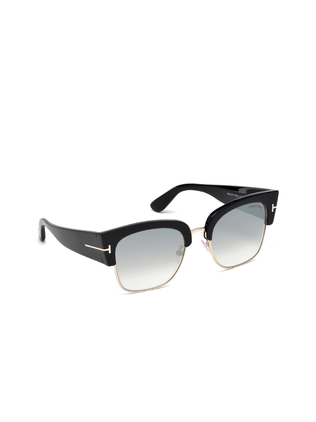 Tom Ford Women Grey Lens   Black Square Sunglasses   FT0563 64 33G Gold