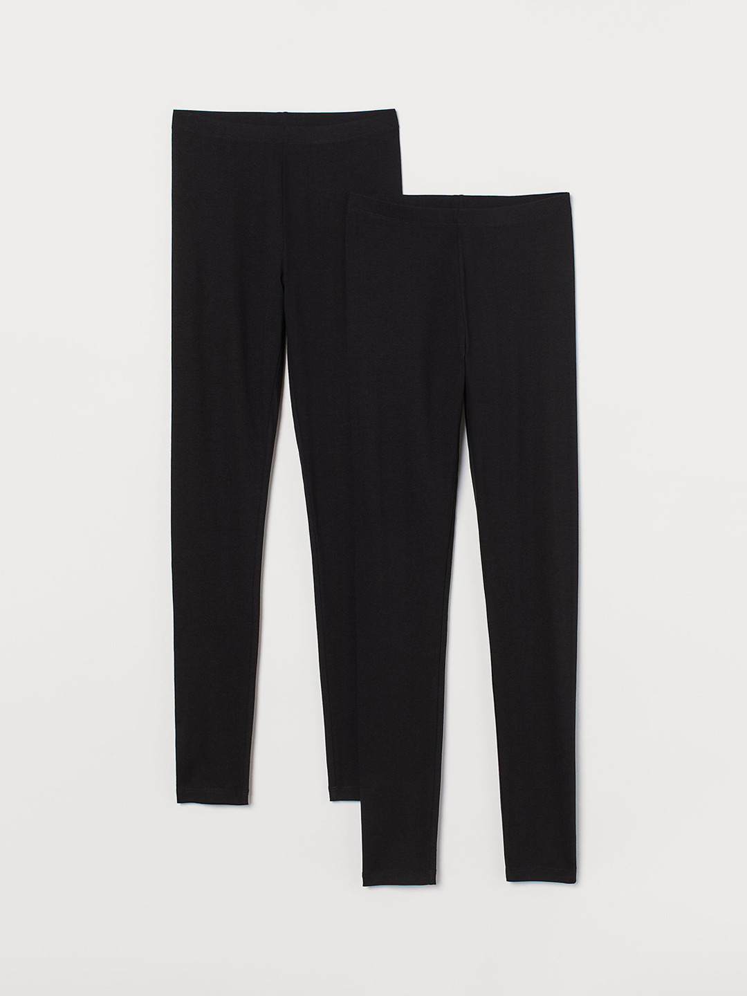 H&M Woman Black 2-pack jersey leggings
