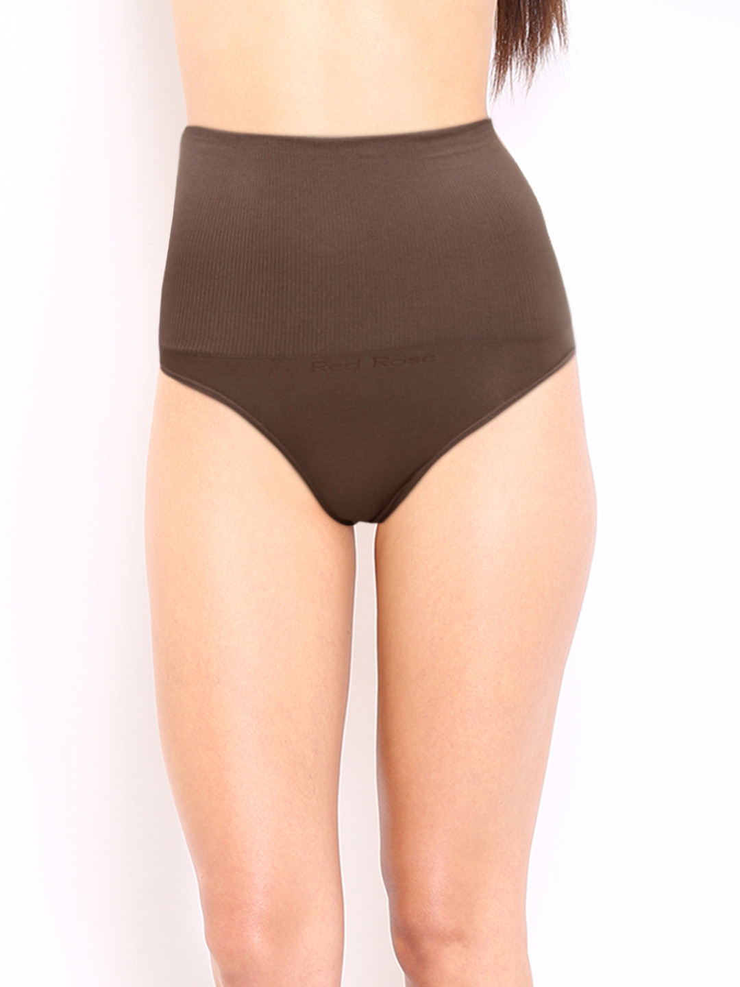 Red Rose Brown High Waist Shapewear