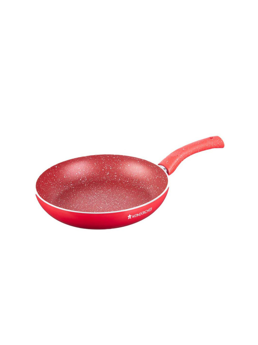 Wonderchef Red Solid Aluminium Non Stick Frying Pan
