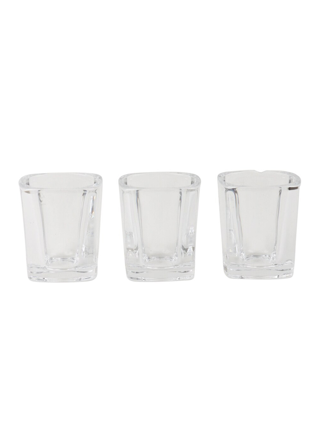 ceradeco Set Of 6 Transparent Solid Shot Glasses