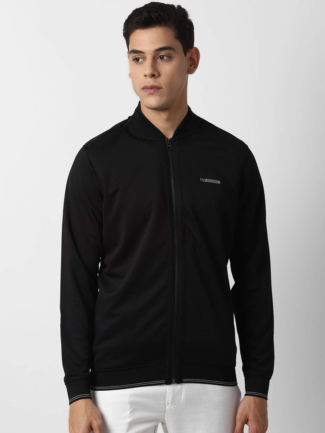 Louis Philippe Sport Men Black Sweatshirt
