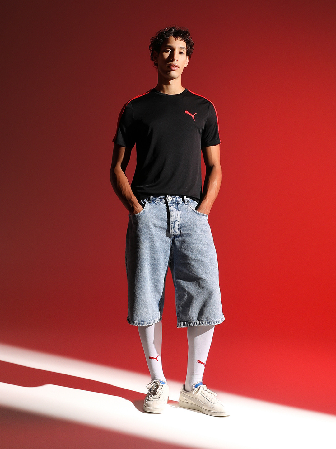 Puma Teams Cr Men Cricket Slim Fit T-Shirt