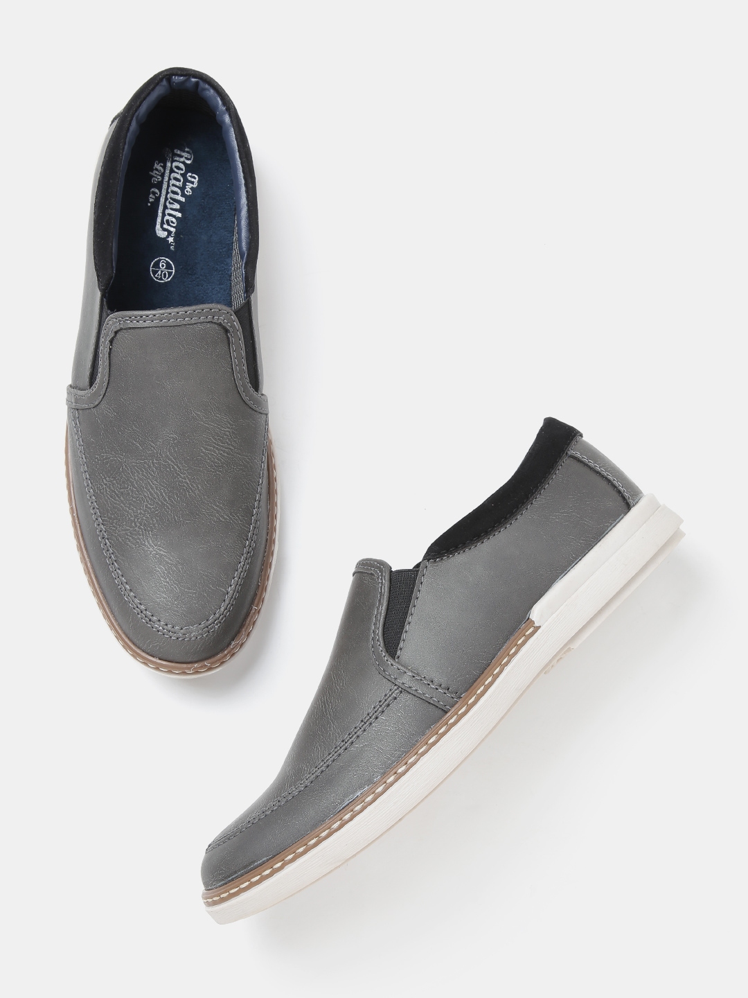 Roadster grey clearance casual shoes