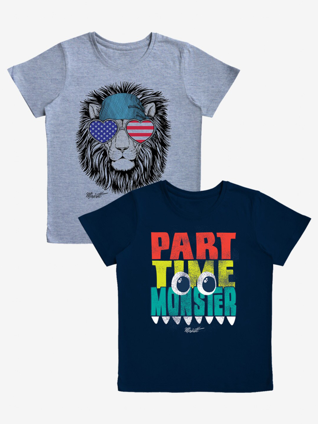 x2o Boys Pack of 2 Printed T-shirt