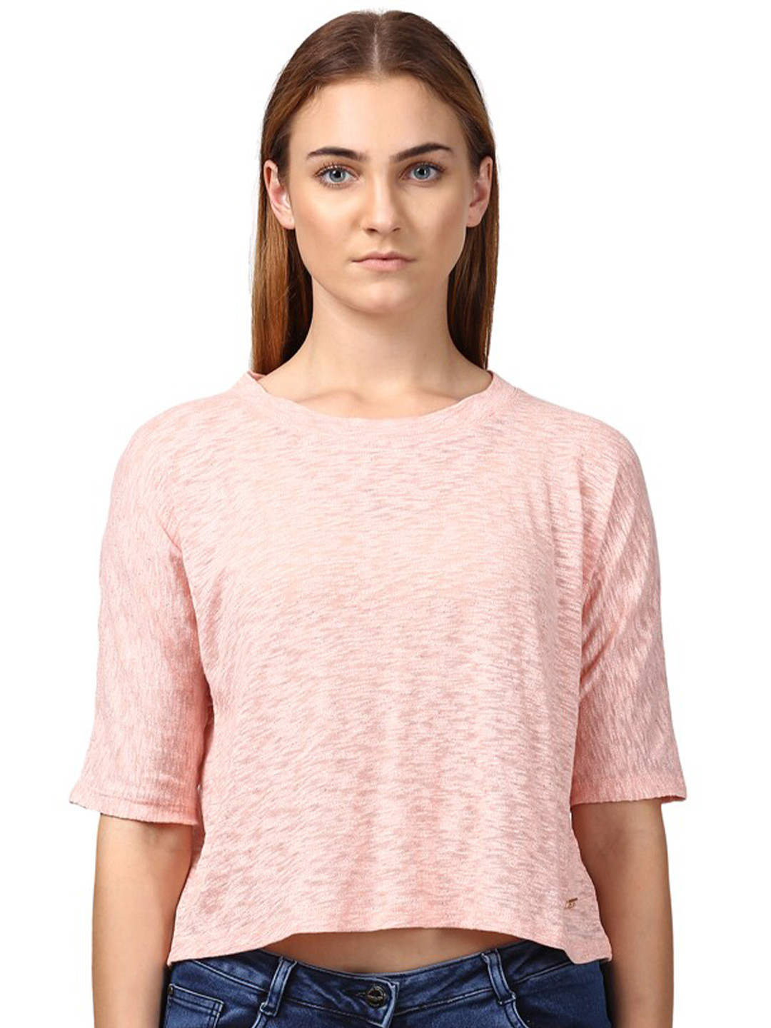 Park Avenue Woman Red Cropped T-shirt