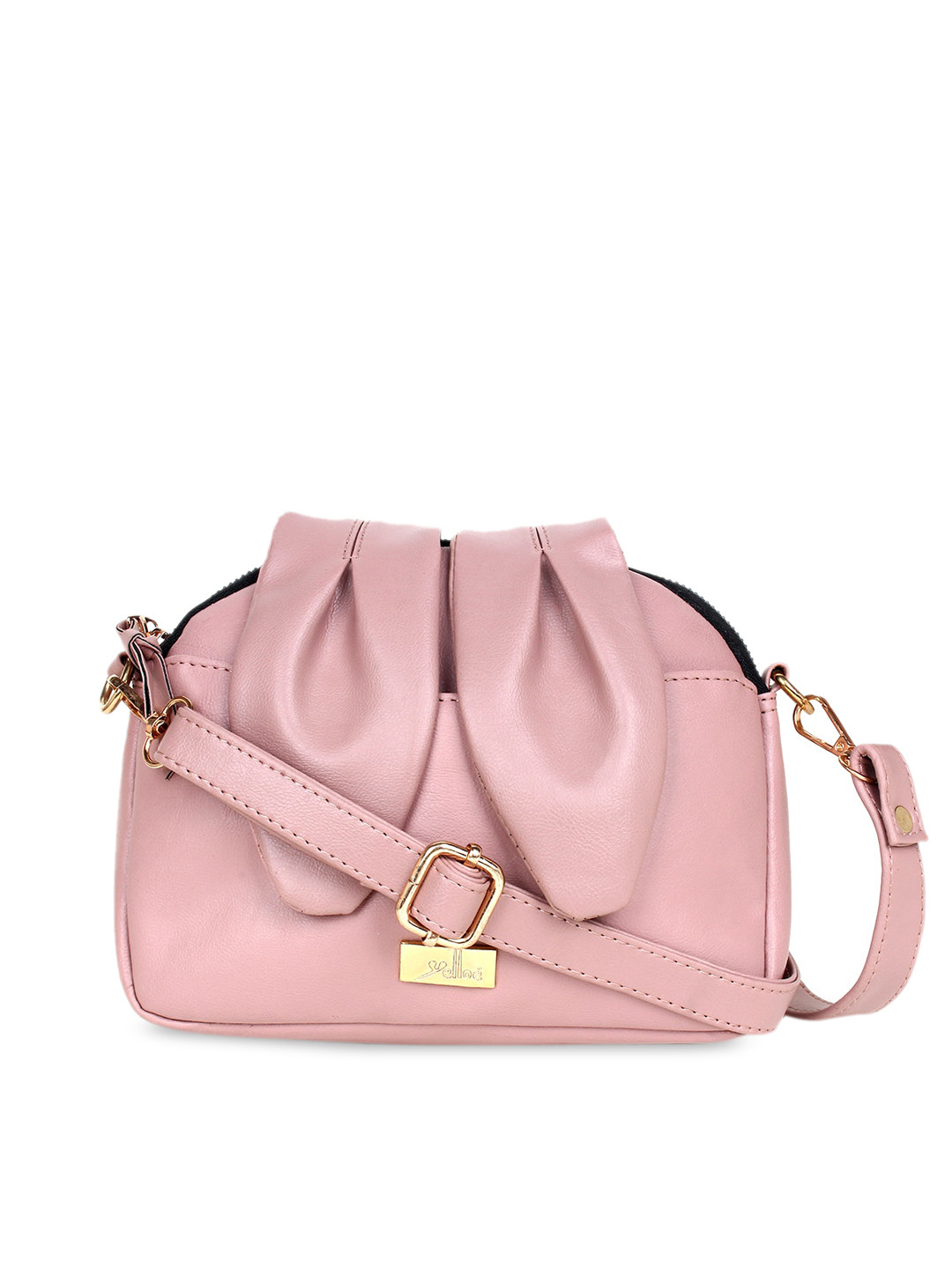 yelloe Women Pink swagger sling bag with rabbit ears