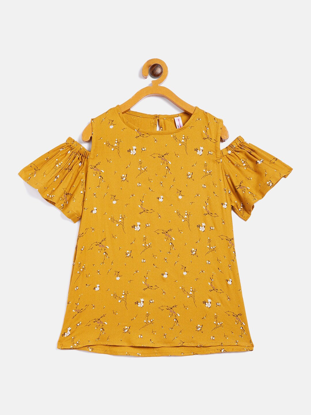 Crimsoune Club Mustard Yellow Regular Top