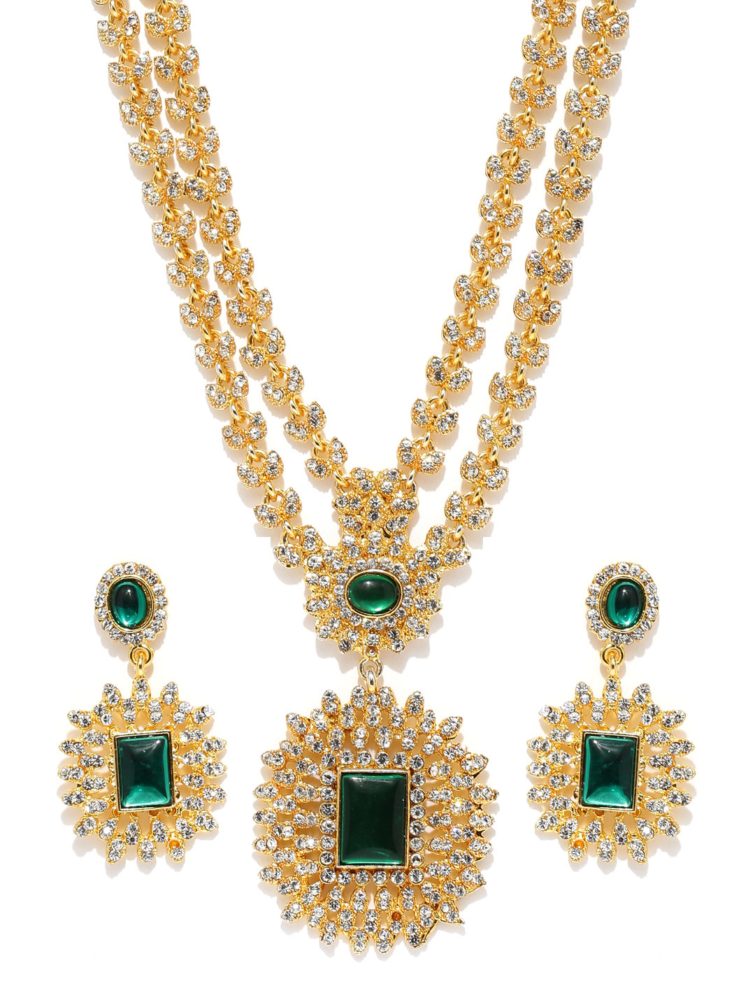 Buy Sukkhi Gold Plated Stone Studded Jewellery Set Jewellery Set for
