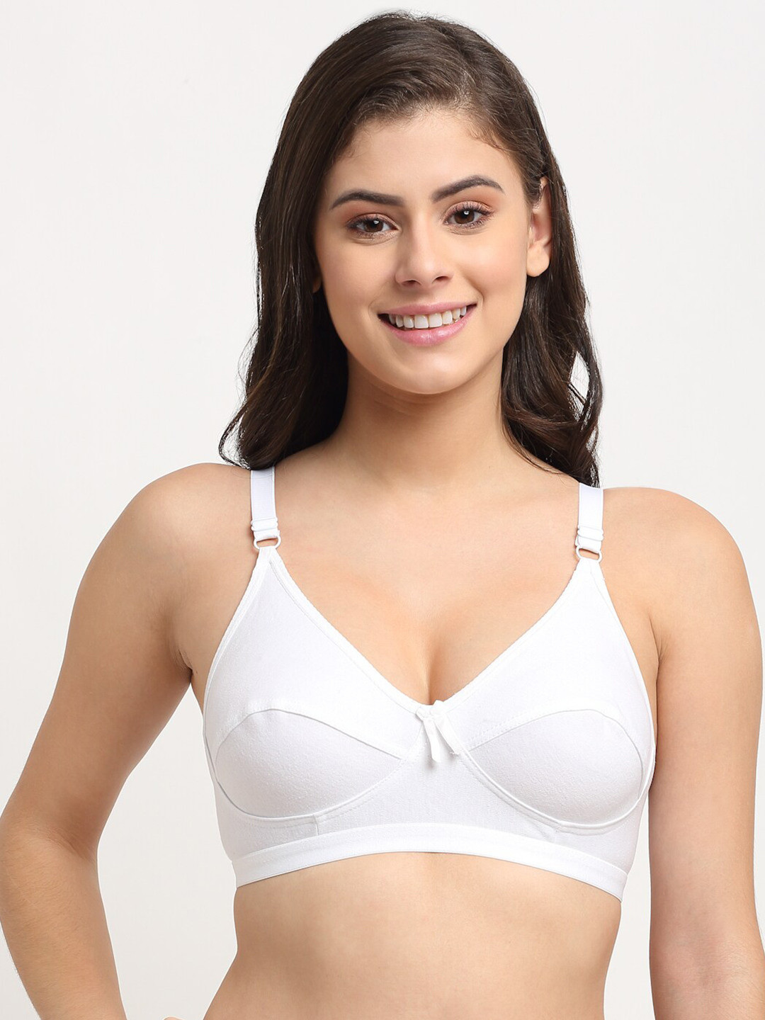 Friskers White Everyday Bra OO-318-02-30