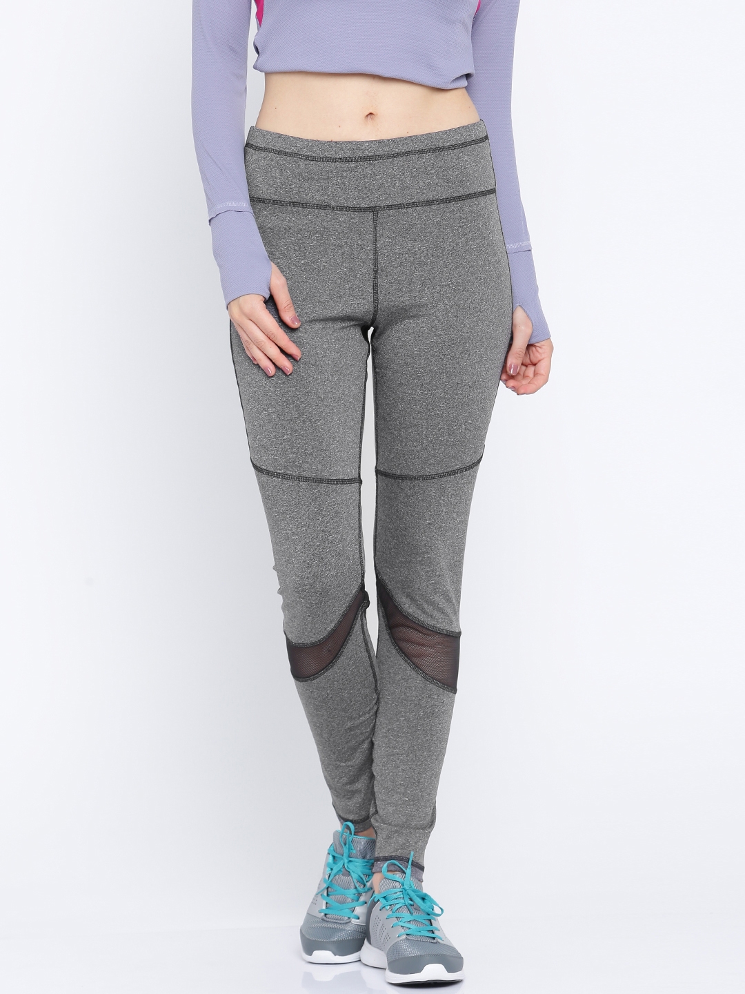 Champion Grey Melange Track Pants - Track Pants Women 1562194 |